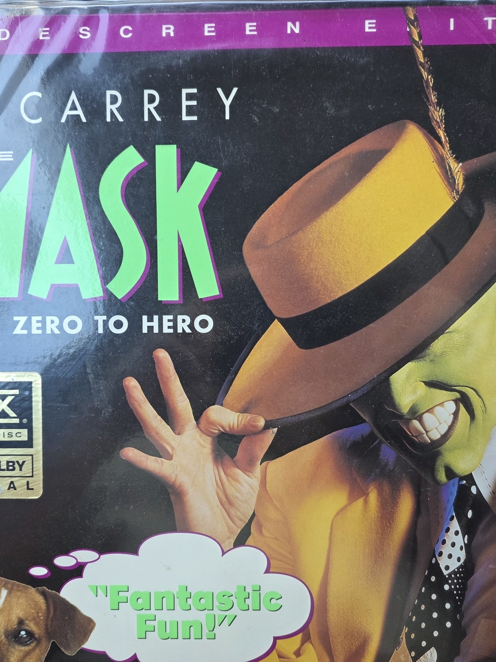 The Mask Movie Vinyl Record - Yellow Hat & Green Face